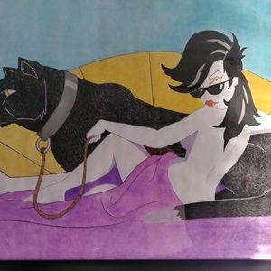 Patrick Nigel Pose from 80's Framed